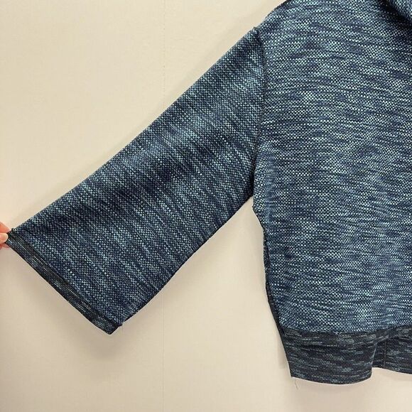 We The Free Free People Sunny Days Blue Kimono Sleeve Mock Neck Sweater M - Picture 6 of 11